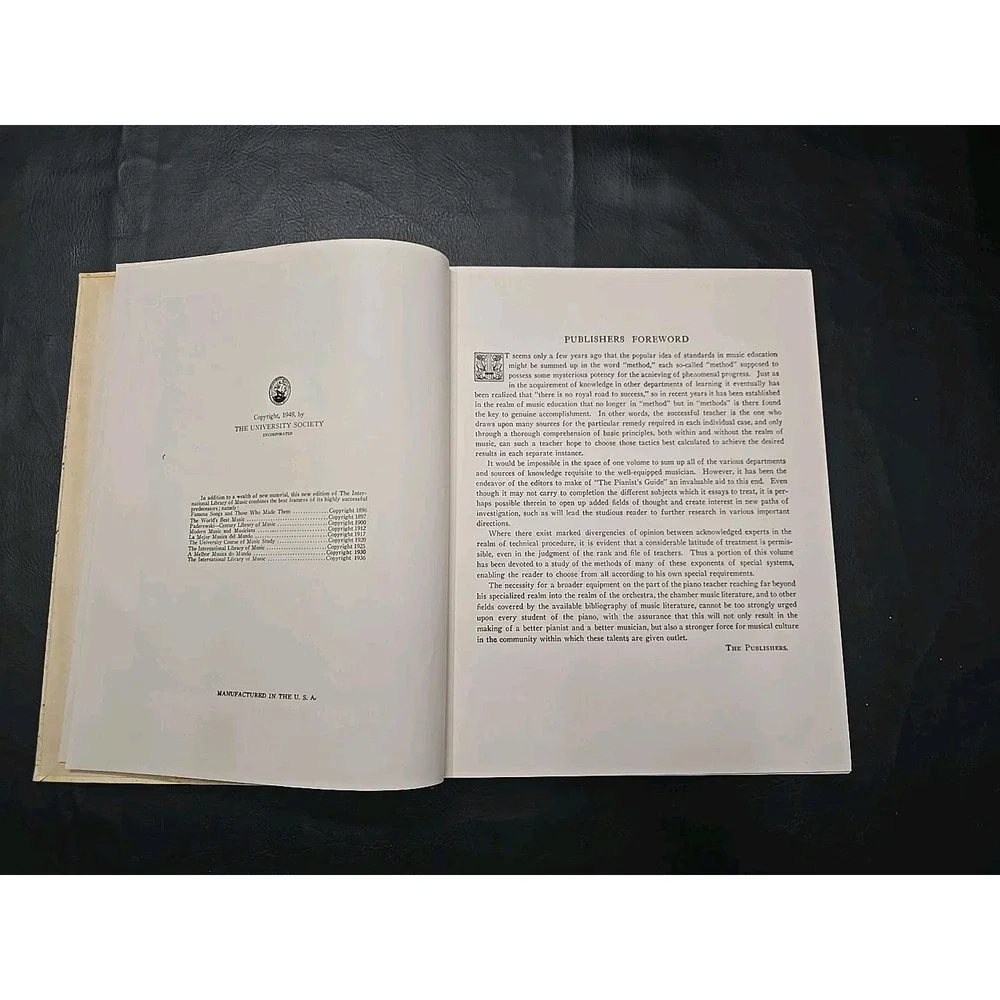 The International Library Of Music Pianists Guide / Theory‎ Technique Vol 3 1961